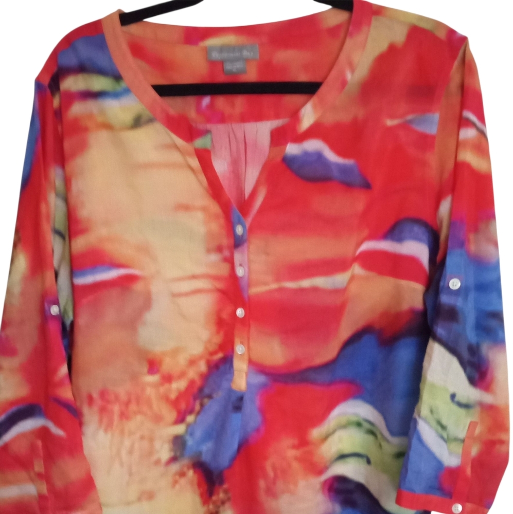 💫 Peppermint Bay Women's + Size Colorful Swim Coverup  Designer Swimwear Bran